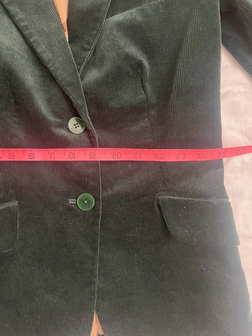 Dark Green corduroy jacket Lauren by Ralph Lauren - Picture 6 of 7